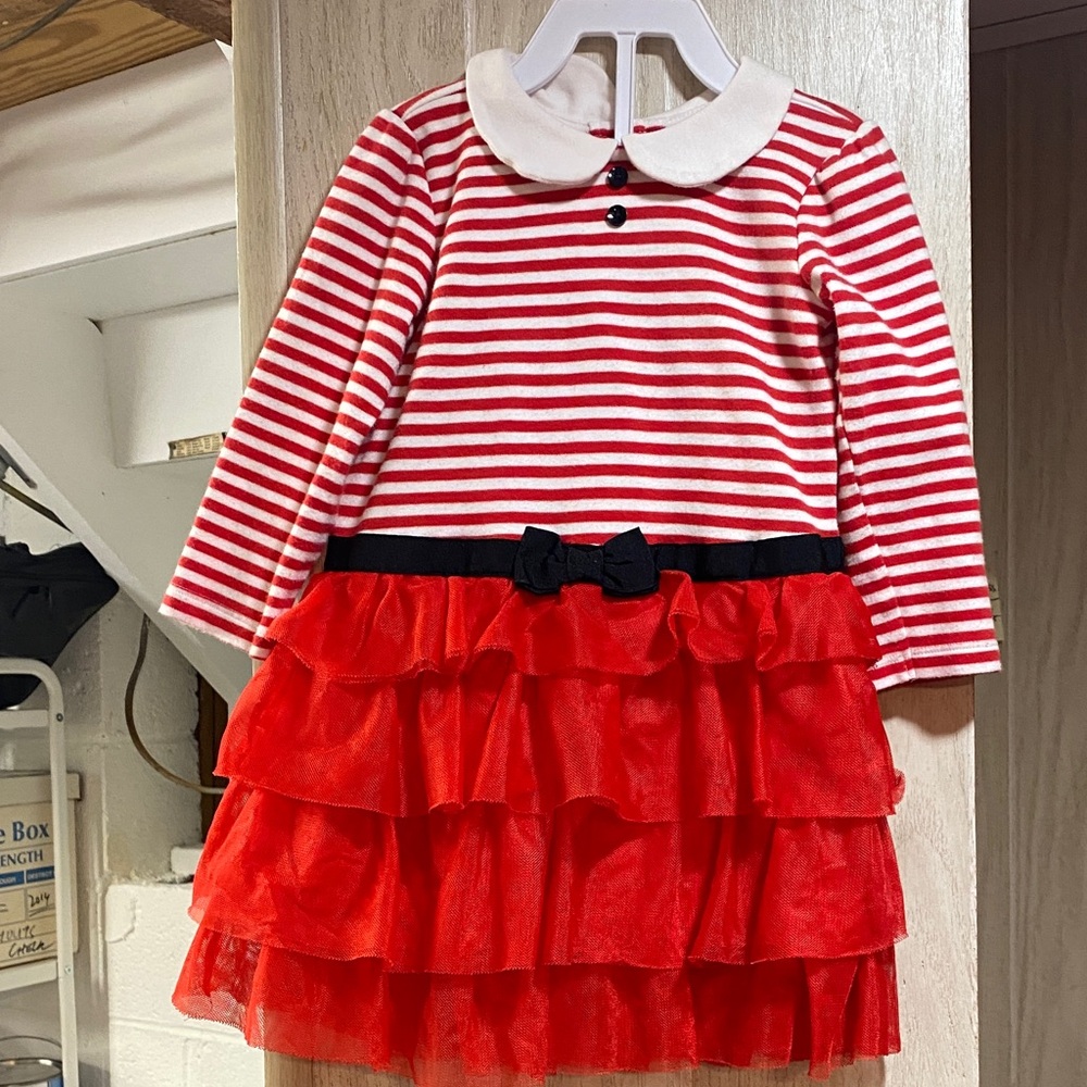 Gymboree Red and White Striped Dress
